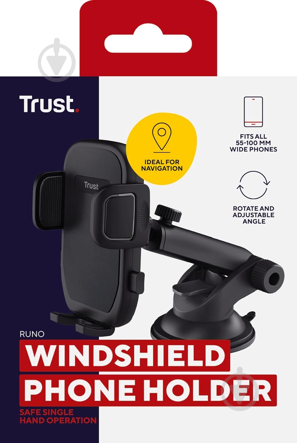 Автотримач Trust (24984_TRUST) чорний - фото 12 Автотримач Trust (24984_TRUST) чорний - фото 12