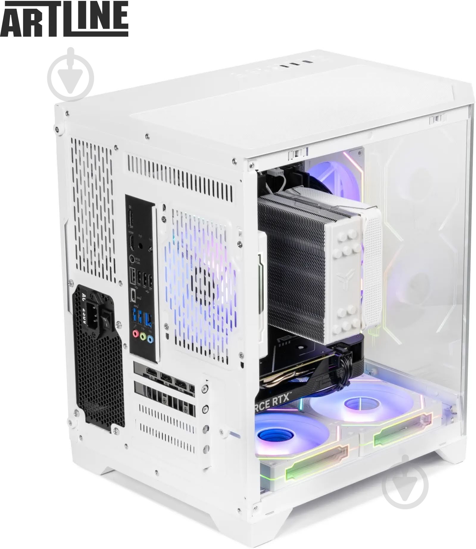 Компьютер Artline Gaming X65WHITE Windows 11 Home (X65Whitev57win) white - фото 6 Компьютер Artline Gaming X65WHITE Windows 11 Home (X65Whitev57win) white - фото 6