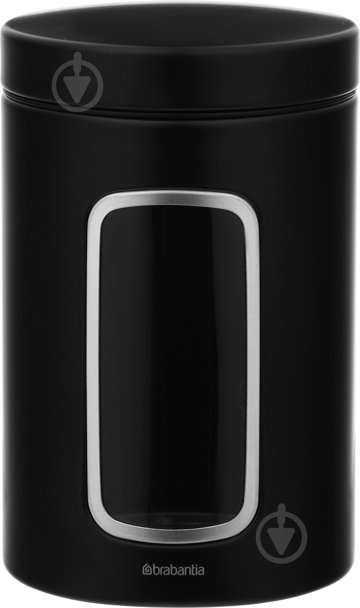 Банка Brabantia Canisters 1,4 л чорна - фото 1