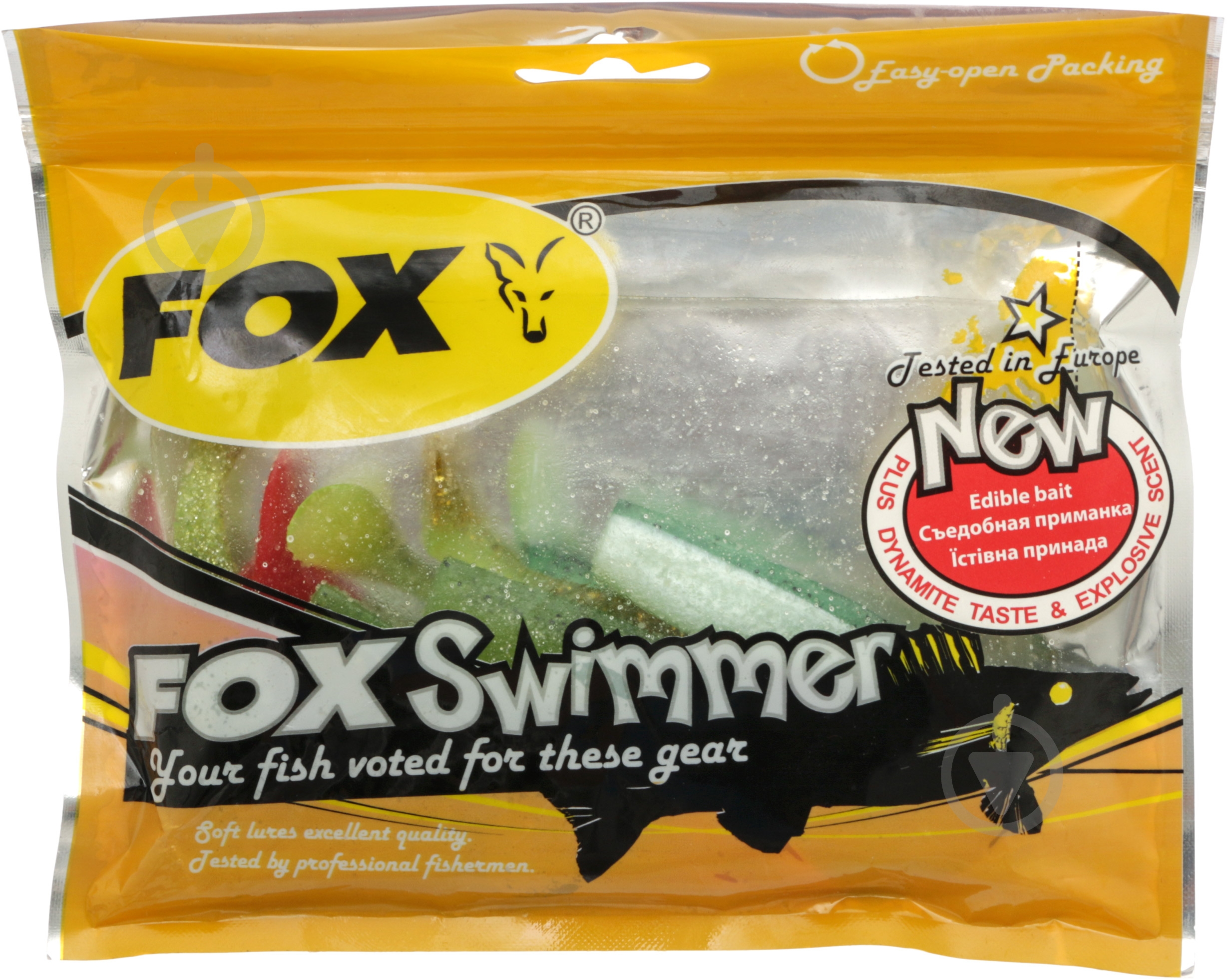 Віброхвіст FOX Swimmer 80 мм 10 шт. №8 асорті - фото 2 Віброхвіст FOX Swimmer 80 мм 10 шт. №8 асорті - фото 2