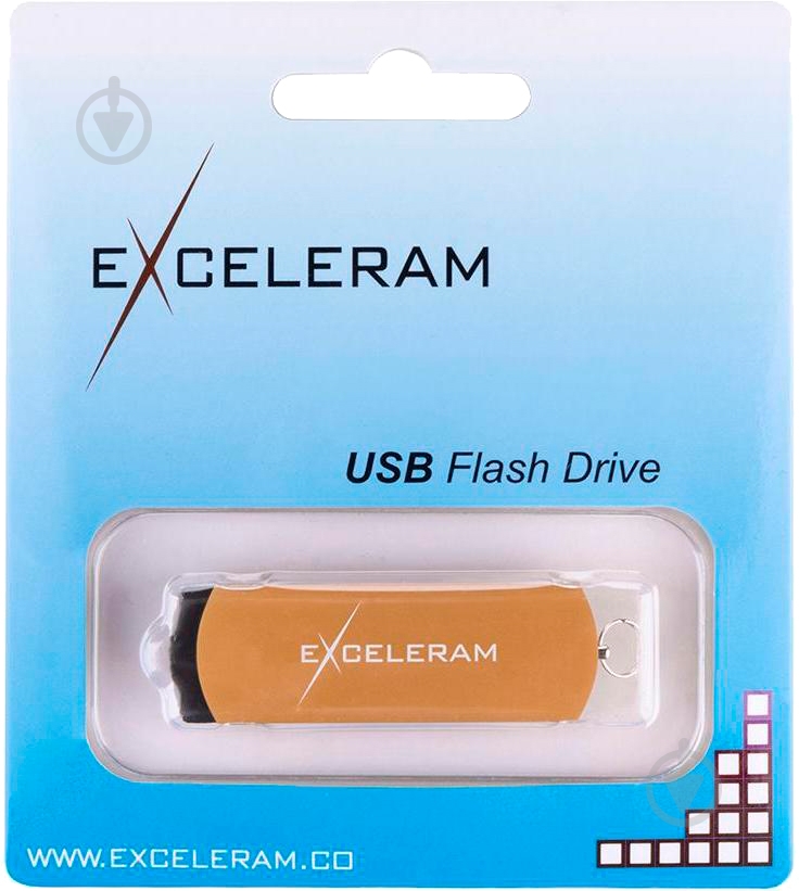 Флеш-память Exceleram P2 Series 32 ГБ USB 2.0 brown (EXP2U2BRB32) - фото 8