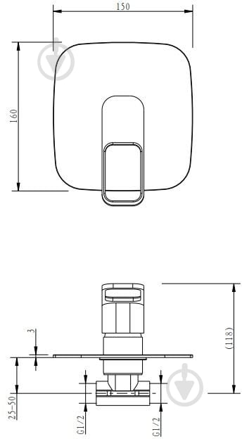 Смеситель для душа Aqua Rodos Terra 90447 R - фото 3