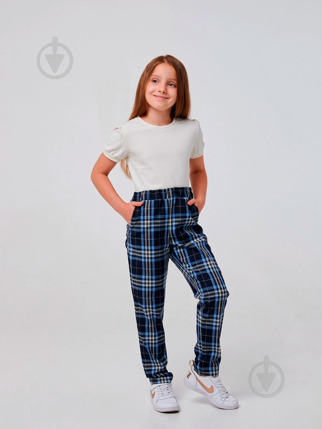 Брюки Smil 115537 р.128 синий - фото 6