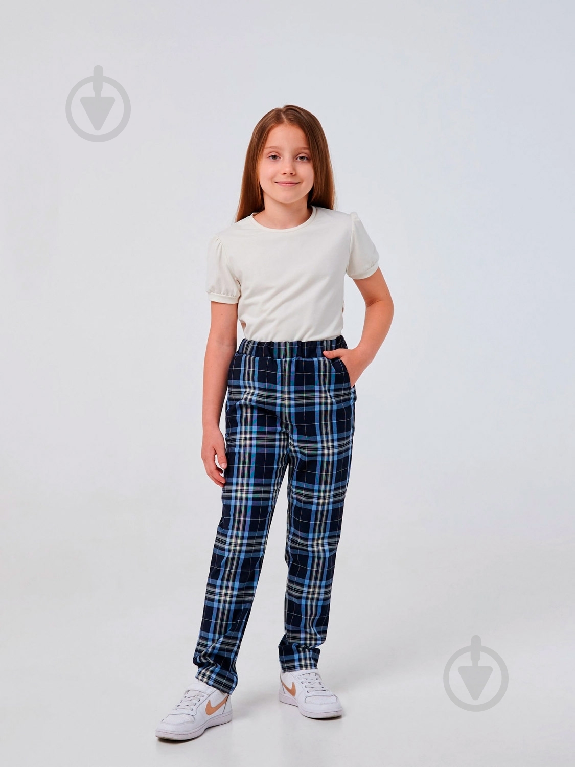 Брюки Smil 115537 р.128 синий - фото 5