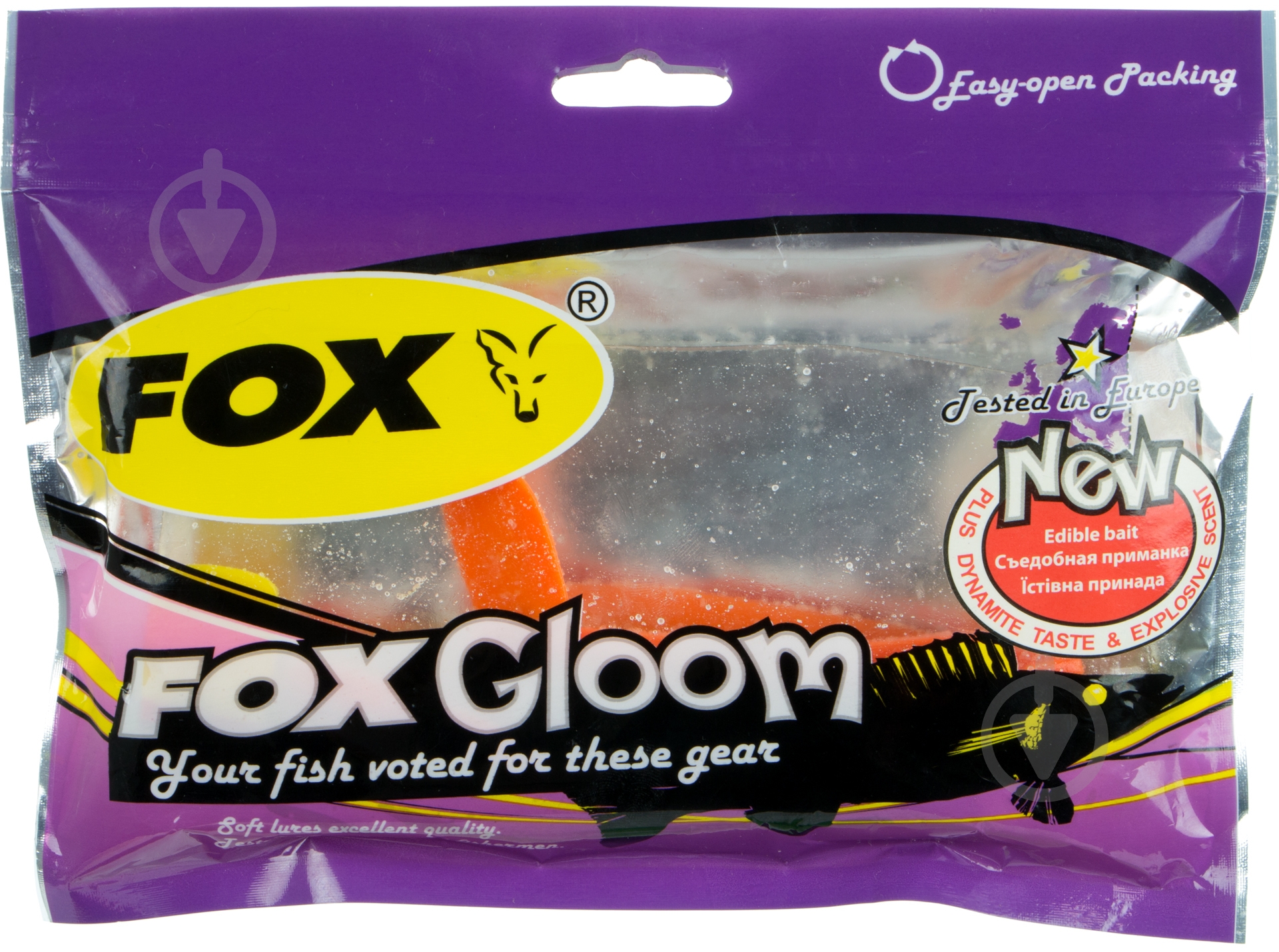 Виброхвост FOX Gloom 100 мм 5 шт. №3 асорті - фото 2