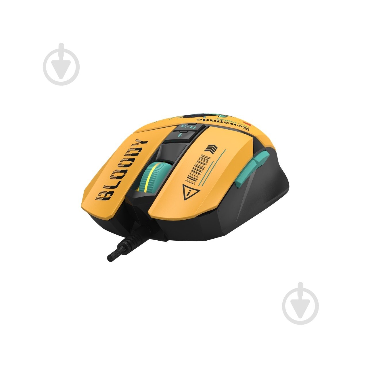 Игровая мышь BLOODY RGB, 12000 CPI yellow (W63 Max (Renegade Sunset)) - фото 3