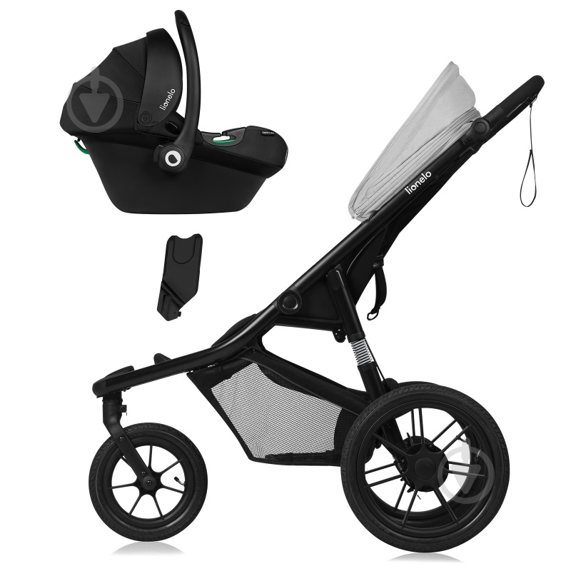 Коляска прогулочная Lionelo Azura Grey Stone - фото 3 Коляска прогулочная Lionelo Azura Grey Stone - фото 3