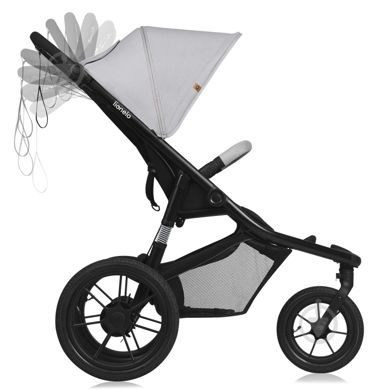 Коляска прогулочная Lionelo Azura Grey Stone - фото 4 Коляска прогулочная Lionelo Azura Grey Stone - фото 4