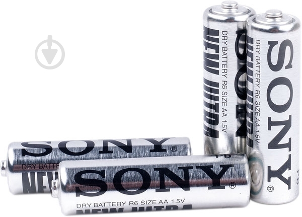 Батарейка Sony AA (пальчиковые) 4 шт. (SUM3NUB4A) - фото 2 Батарейка Sony AA (пальчиковые) 4 шт. (SUM3NUB4A) - фото 2