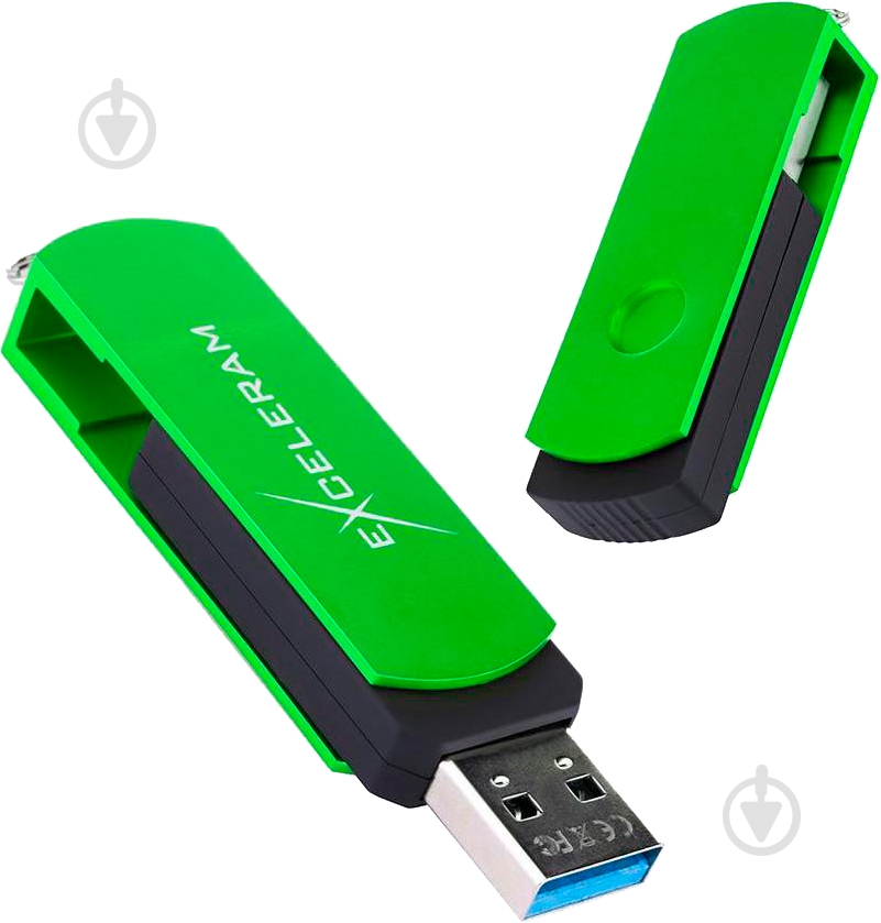 Флеш-пам'ять Exceleram P2 Series 32 ГБ USB 2.0 green (EXP2U2GRB32) - фото 5