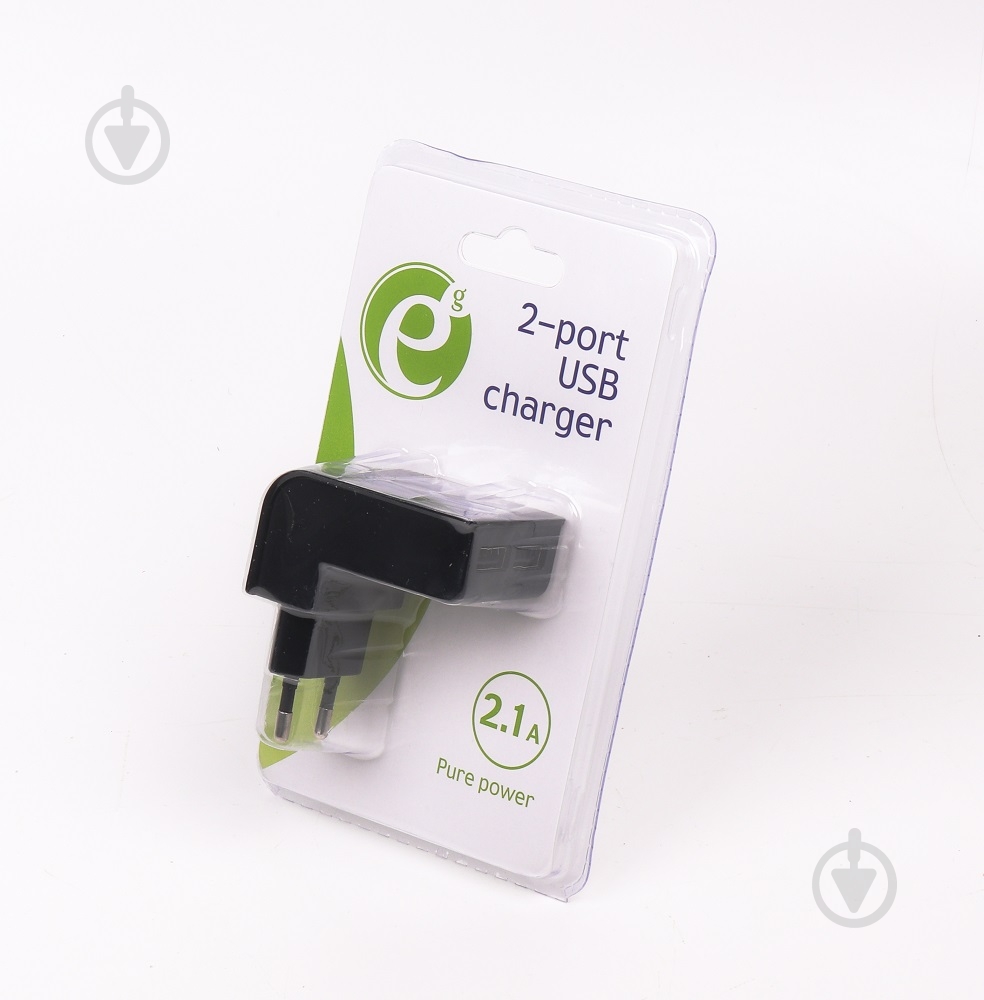 Зарядное устройство EnerGenie USB 2.1A EG-U2C2A-02 - фото 3