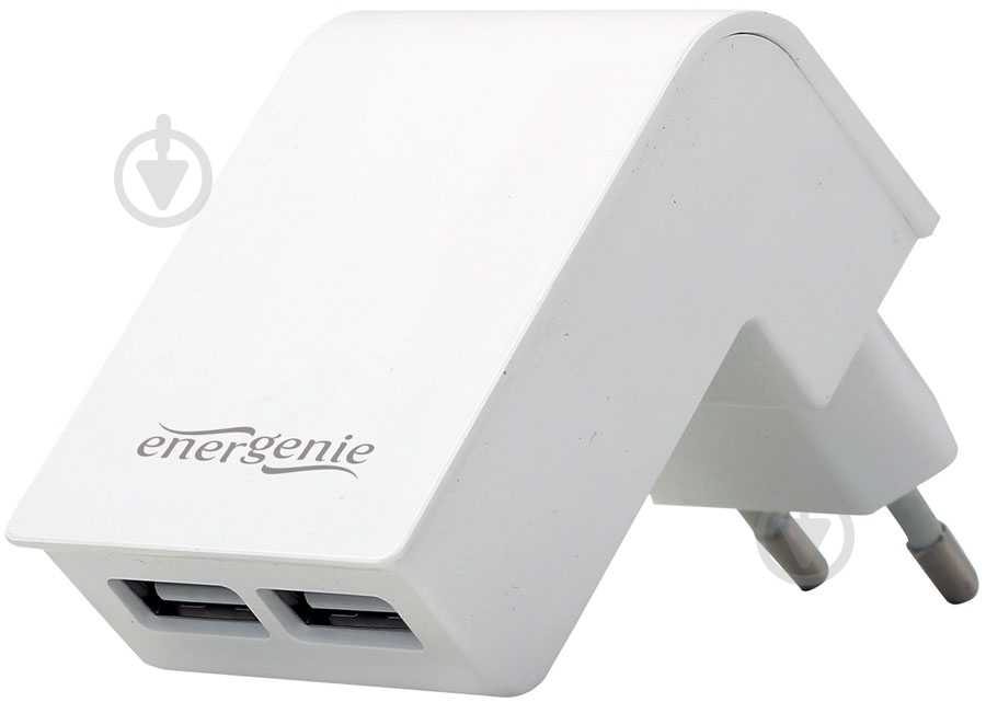 Зарядное устройство EnerGenie USB 2.1A EG-U2C2A-02-W - фото 1