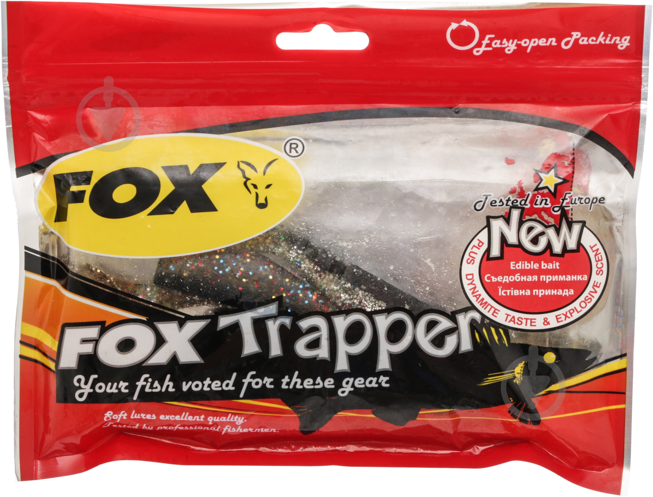 Виброхвост FOX Trapper 100 мм 5 шт. №2 асорті - фото 2
