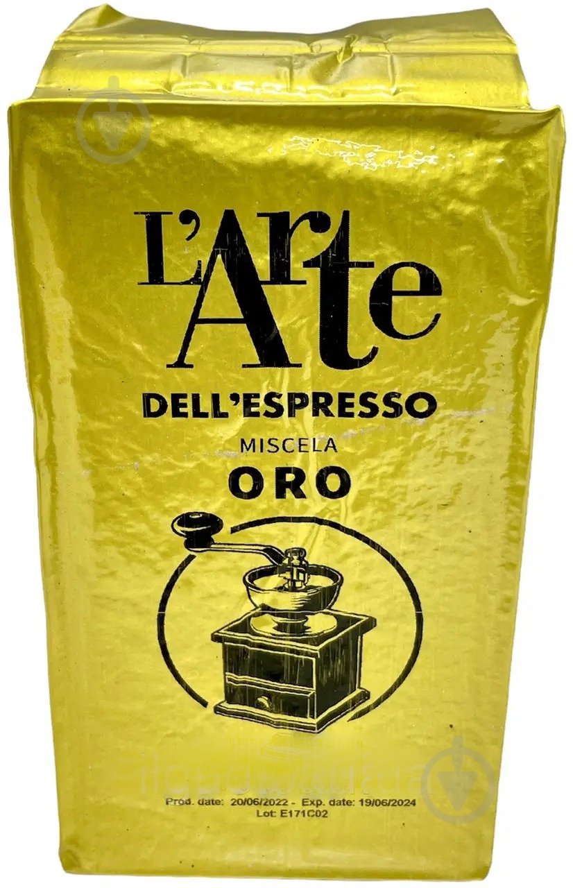 Кофе молотый L'arte Dell'espresso Oro 250 г - фото 1