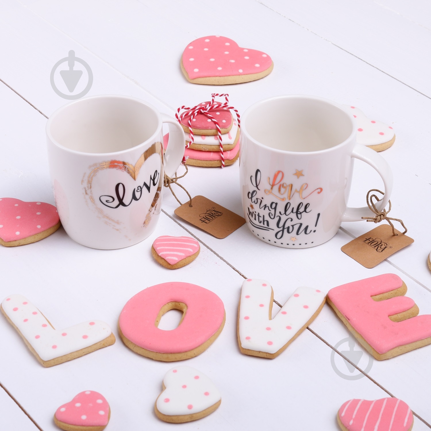 Чашка Fiora Love Lofe with You 360 мл - фото 3 Чашка Fiora Love Lofe with You 360 мл - фото 3