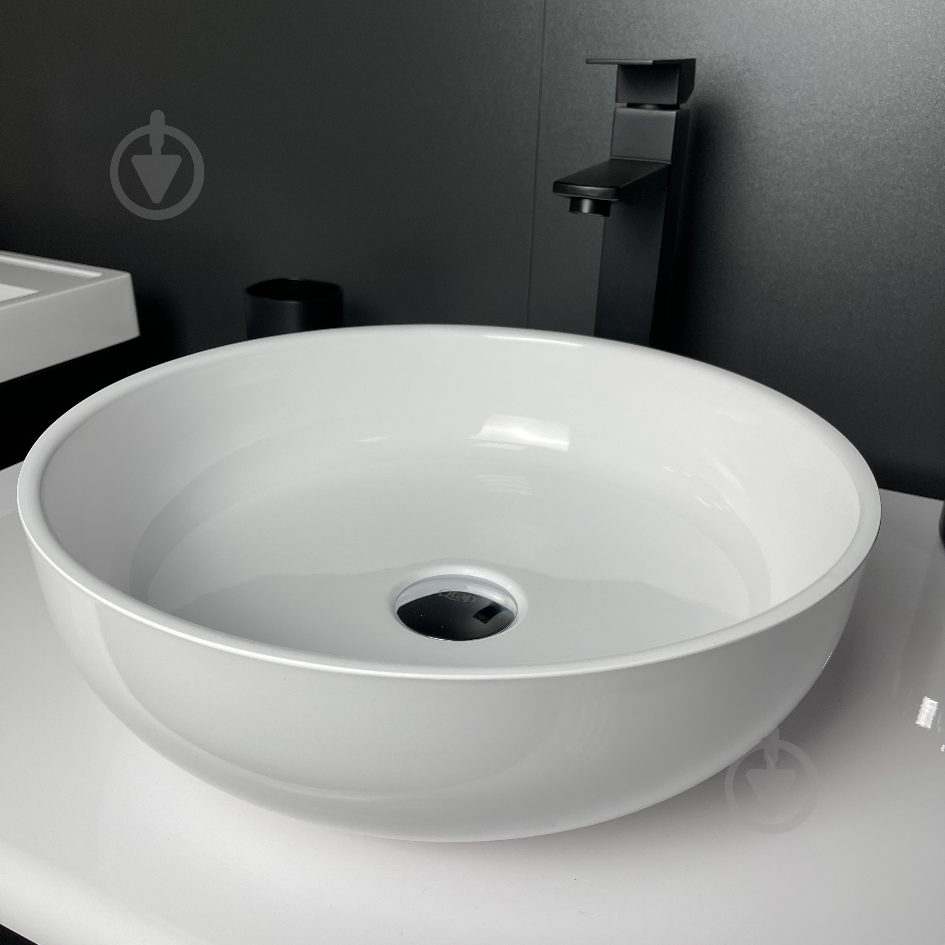 Умивальник-чаша Adamant SUNLINE 395х395 white-01 - фото 4