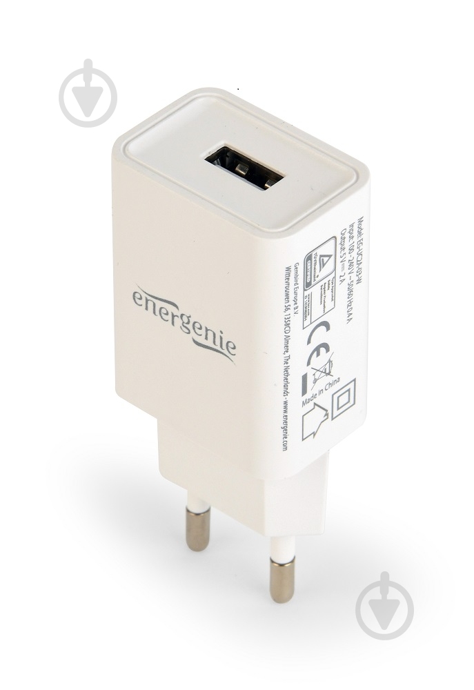 Зарядное устройство EnerGenie EG-UC2A-03-W - фото 1