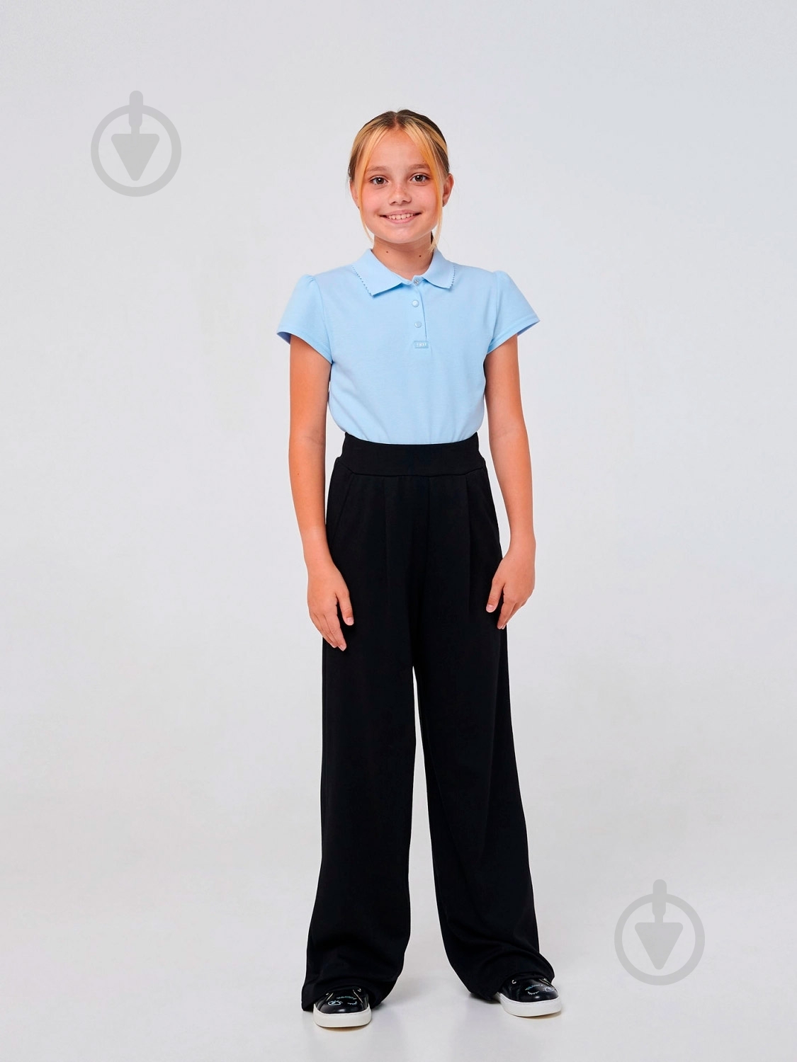 Брюки Smil 115540 р.152 черный - фото 2 Брюки Smil 115540 р.152 черный - фото 2