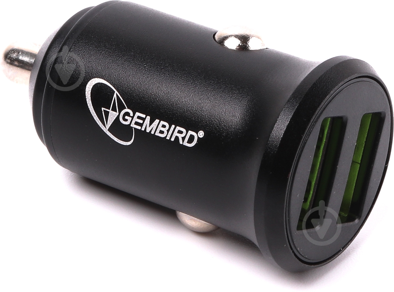 Зарядний пристрій — адаптер прикурювача-USB Gembird MP3A-UC-CAR10 - фото 1