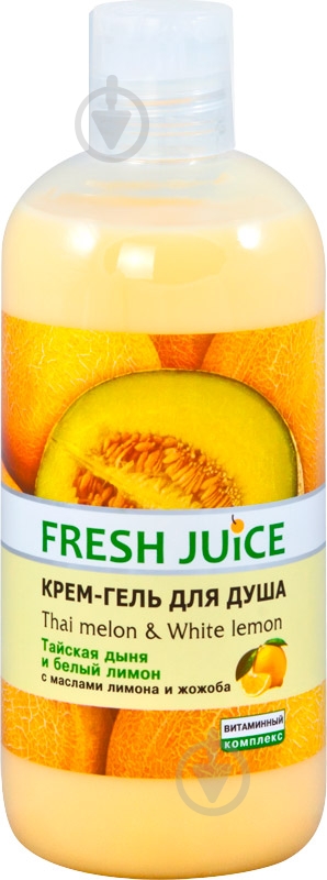 Гель для душу Fresh Juice Диня та білий лимон 500 мл - фото 1