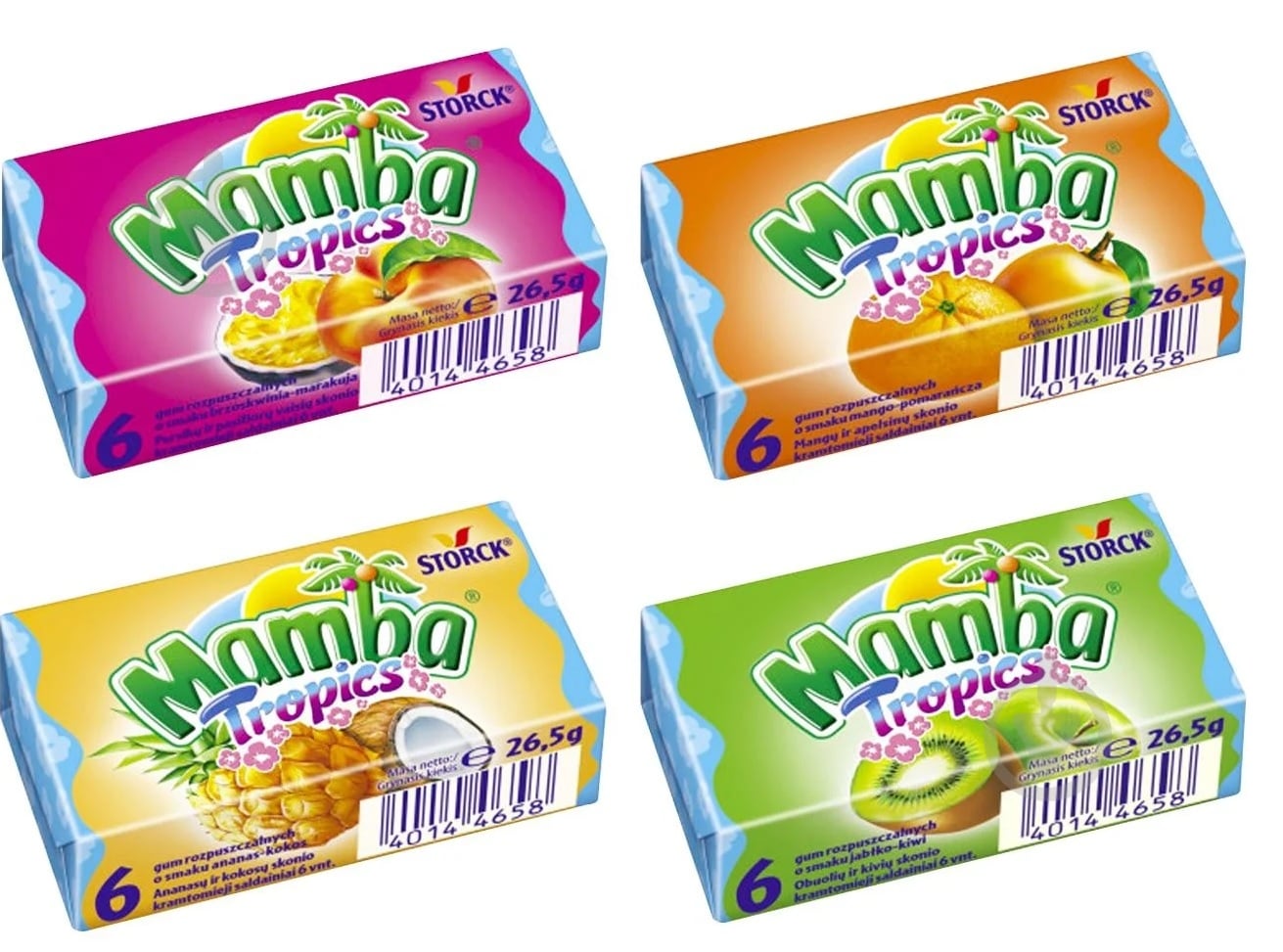 Конфеты жевательные Mamba Тропик 27 г - фото 1