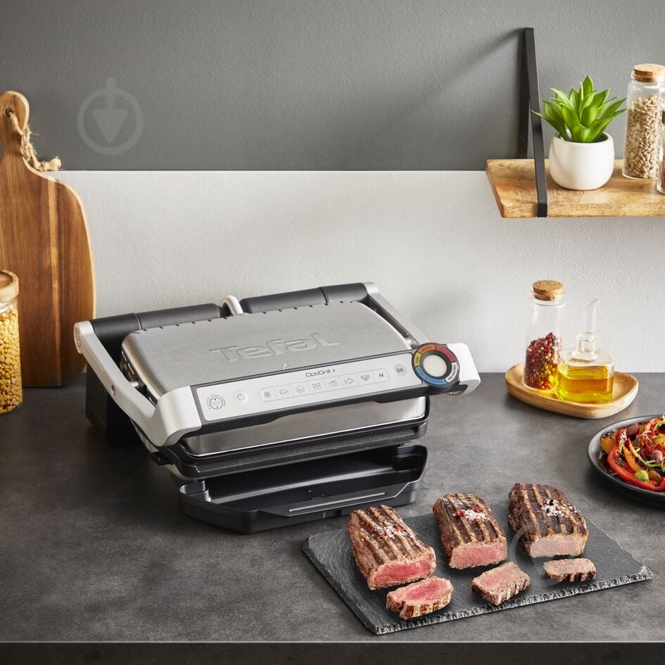 ВИТРИНА! Гриль Tefal OptiGrill+ GC717D10 - фото 14
