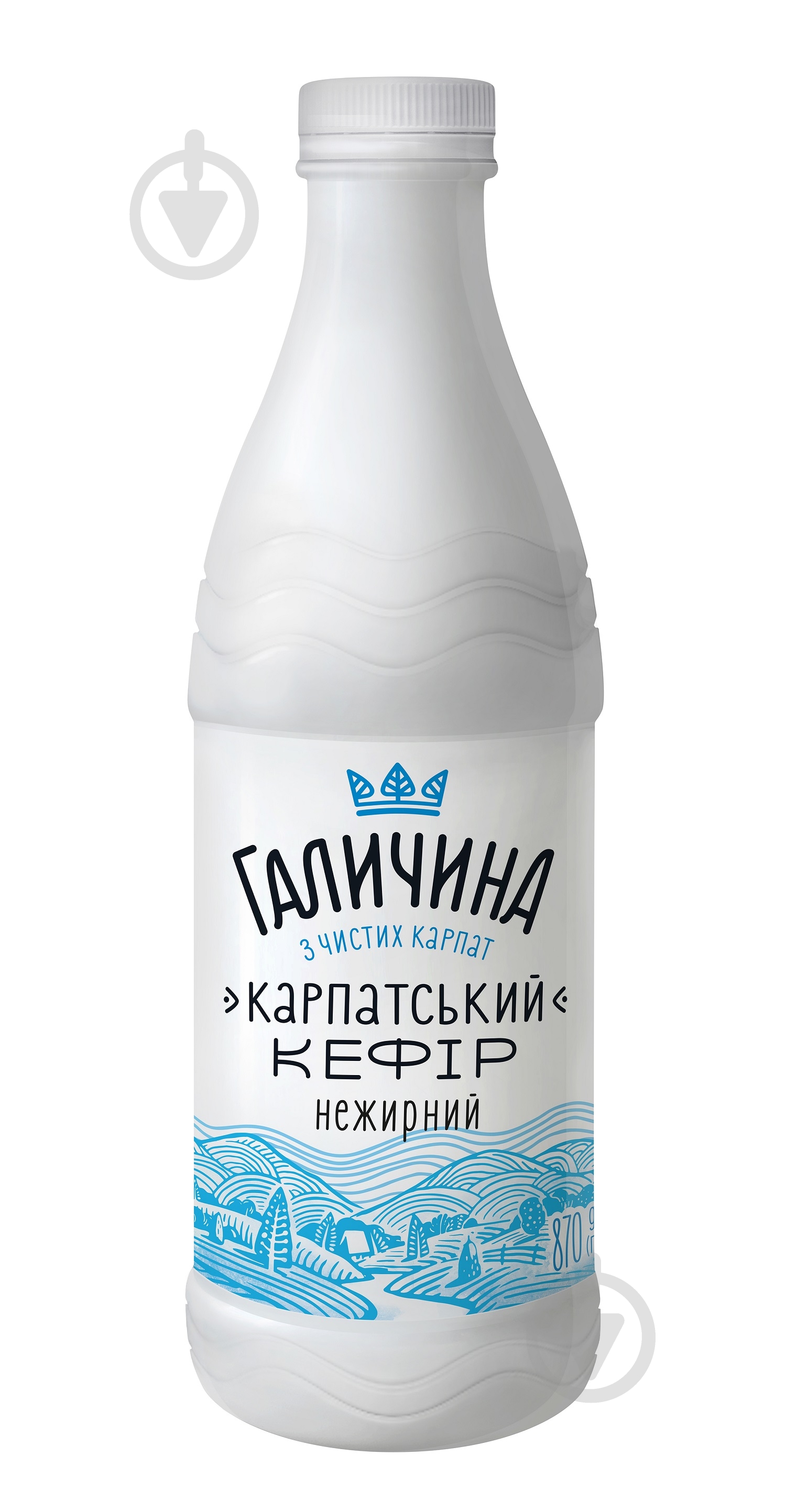 Кефир Галичина нежирный 870 г - фото 1