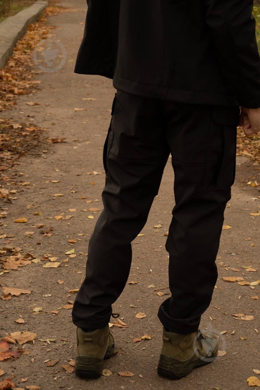 Брюки тактические теплые c Soft Shell р. XXXXL черный (04-10-00-0010) - фото 3 Брюки тактические теплые c Soft Shell р. XXXXL черный (04-10-00-0010) - фото 3