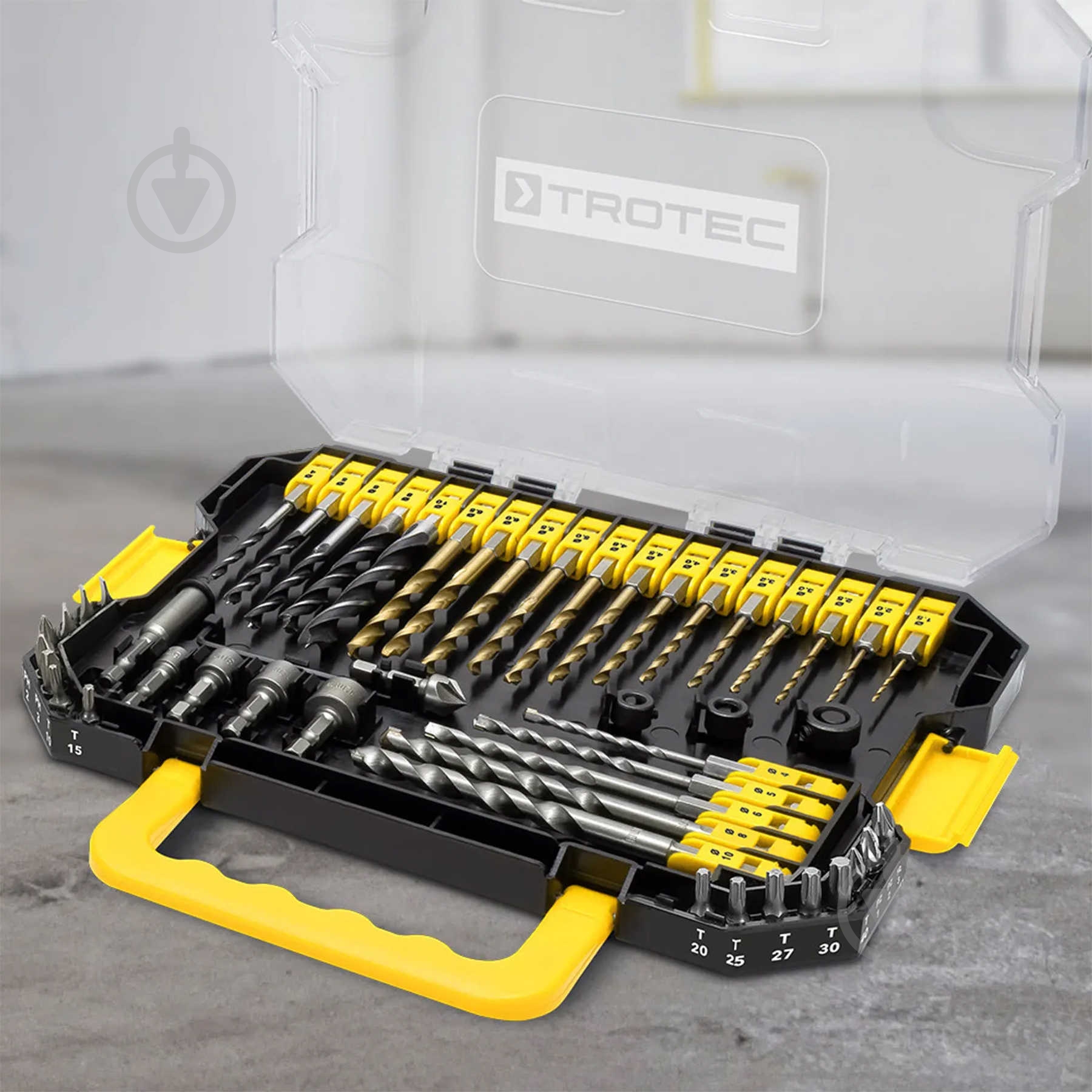 Набор бит и сверл Trotec Hexagon Shank Drill and Bit Set 49 шт. DAS302819 - фото 14