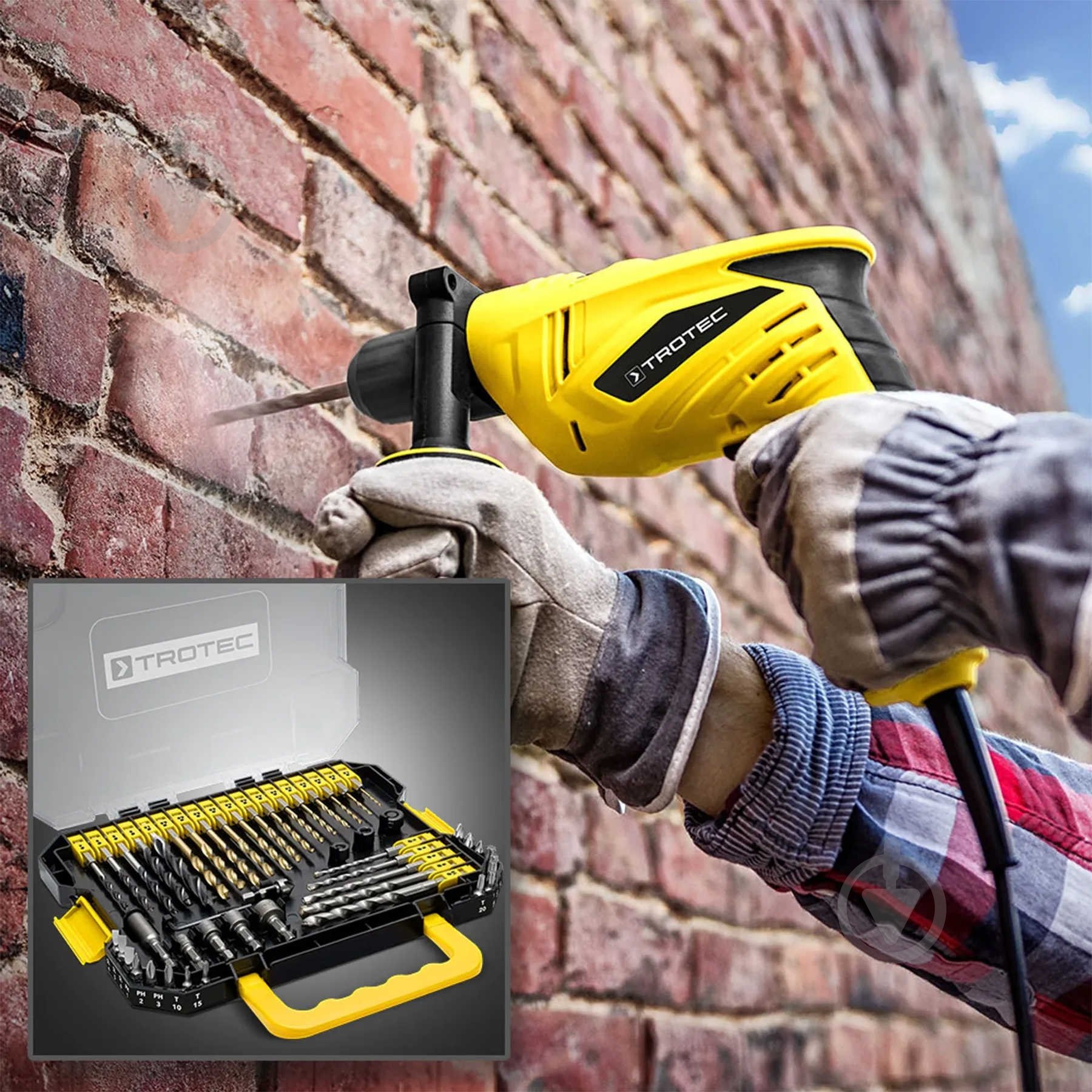 Набор бит и сверл Trotec Hexagon Shank Drill and Bit Set 49 шт. DAS302819 - фото 25