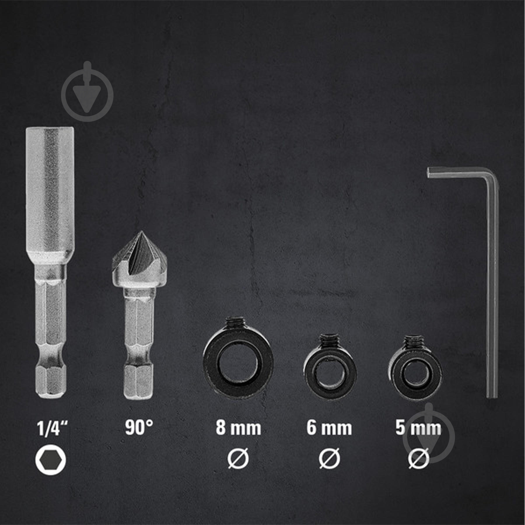 Набор бит и сверл Trotec Hexagon Shank Drill and Bit Set 49 шт. DAS302819 - фото 15