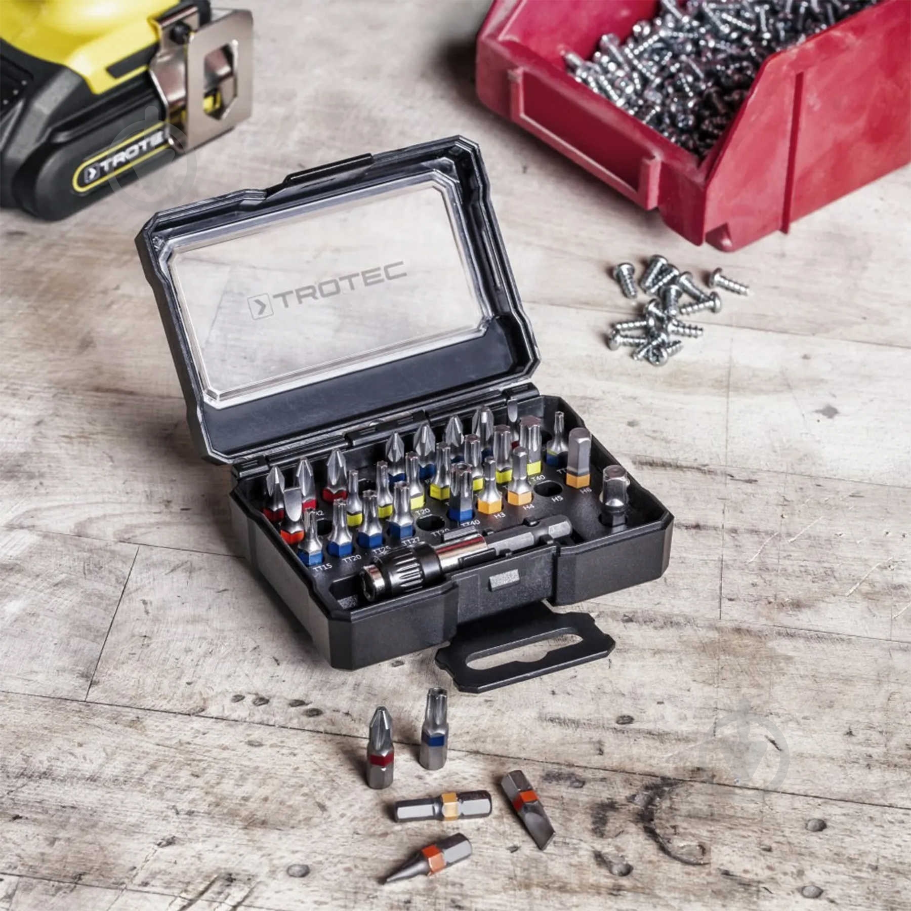 Набір біт Trotec Bit Set 32 шт. DAS302814 - фото 3 Набір біт Trotec Bit Set 32 шт. DAS302814 - фото 3
