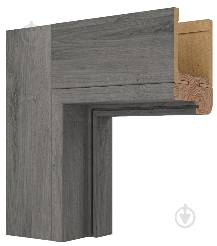 Перемичка Rodos Grand Lux + ХДФ 700x38 мм небраска - фото 2