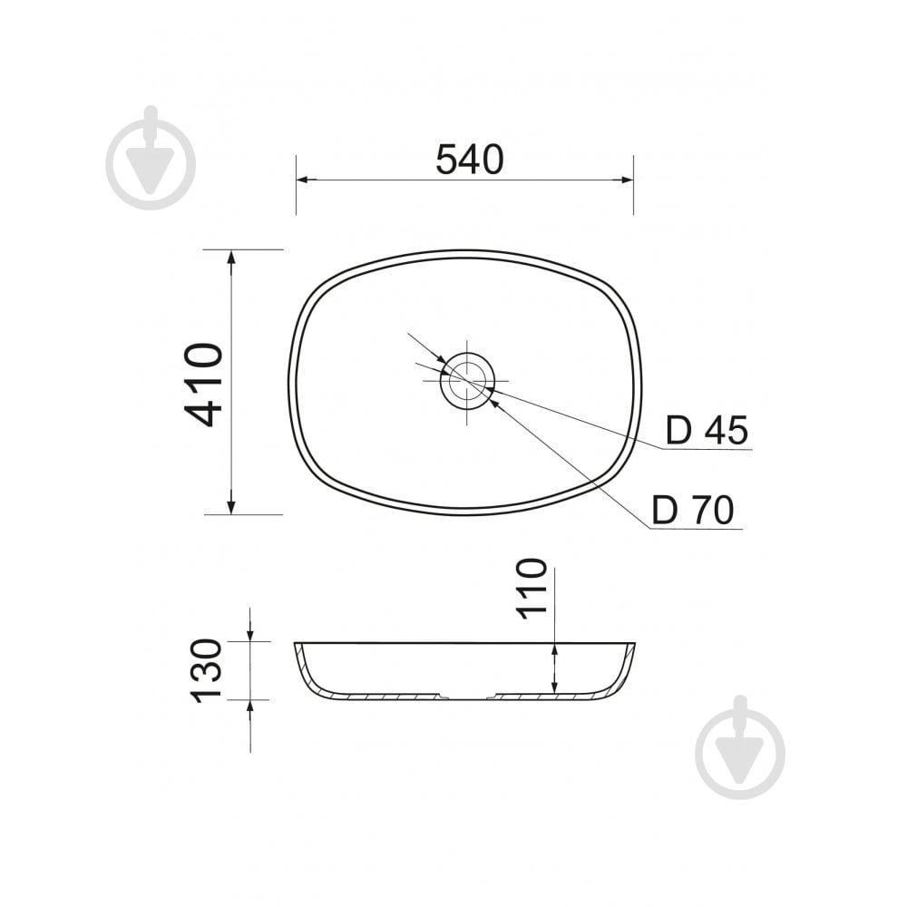 Умывальник-чаша #Lelit AMARANT - фото 3