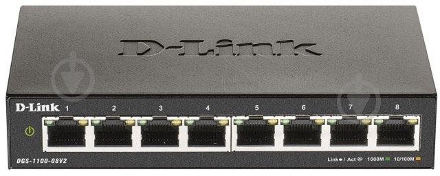 Комутатор D-Link DGS-1100-08V2/E - фото 1