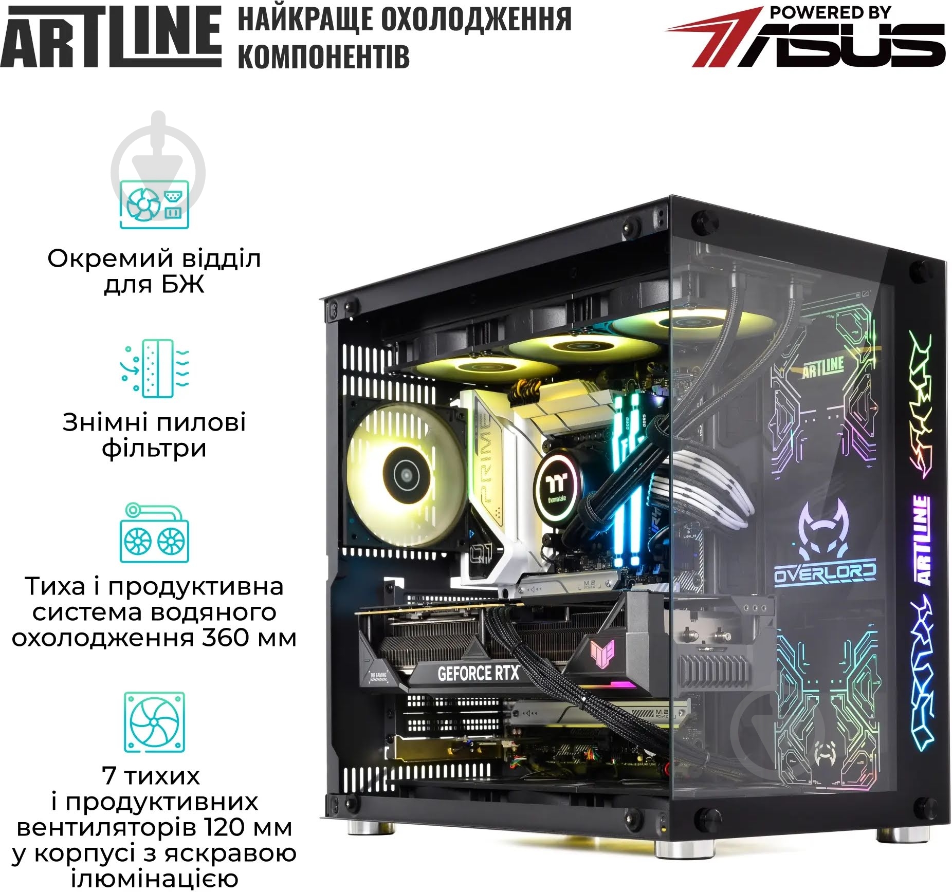 Комп'ютер Artline Overlord X93 (X93v87) black - фото 10