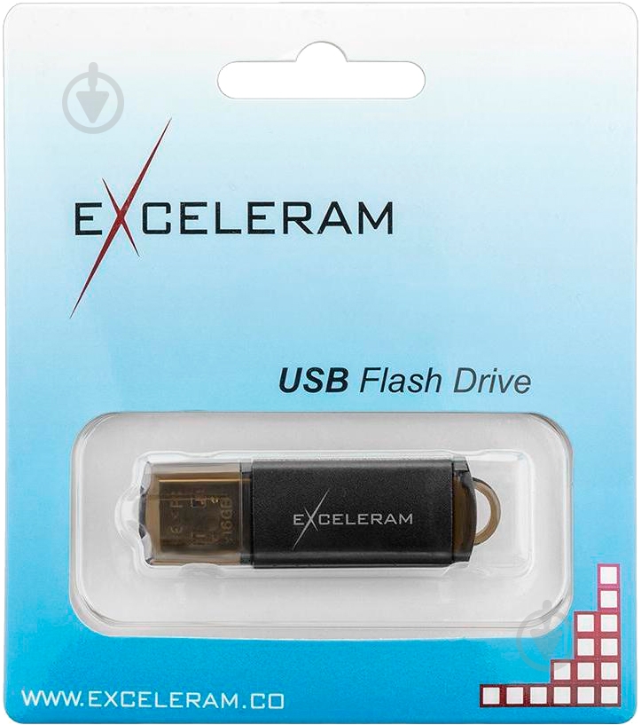 Флеш-память Exceleram A3 Series 64 ГБ USB 2.0 black (EXA3U2B64) - фото 8