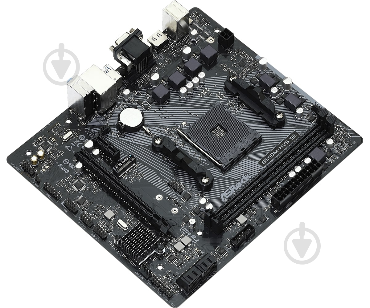 Материнская плата ASRock B550M-HVS_SE (Socket AM4, AMD B550, micro ATX) - фото 3