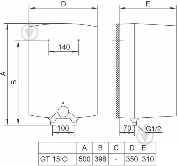 Бойлер TIKI MINI P 15V9 - фото 2