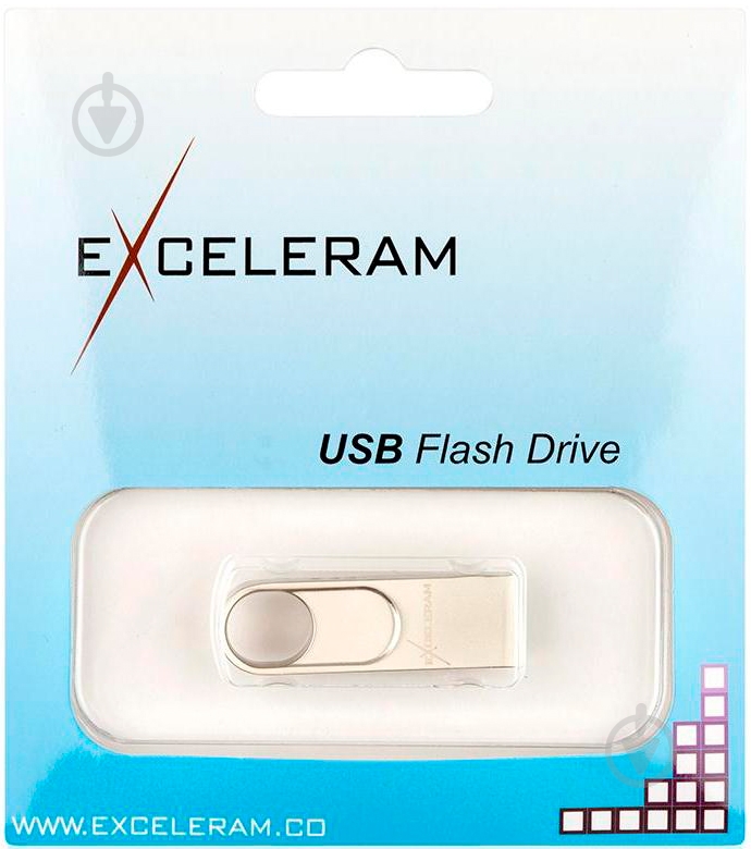 Флеш-память Exceleram U5 Series 16 ГБ USB 2.0 silver (EXP2U2U5S16) - фото 6