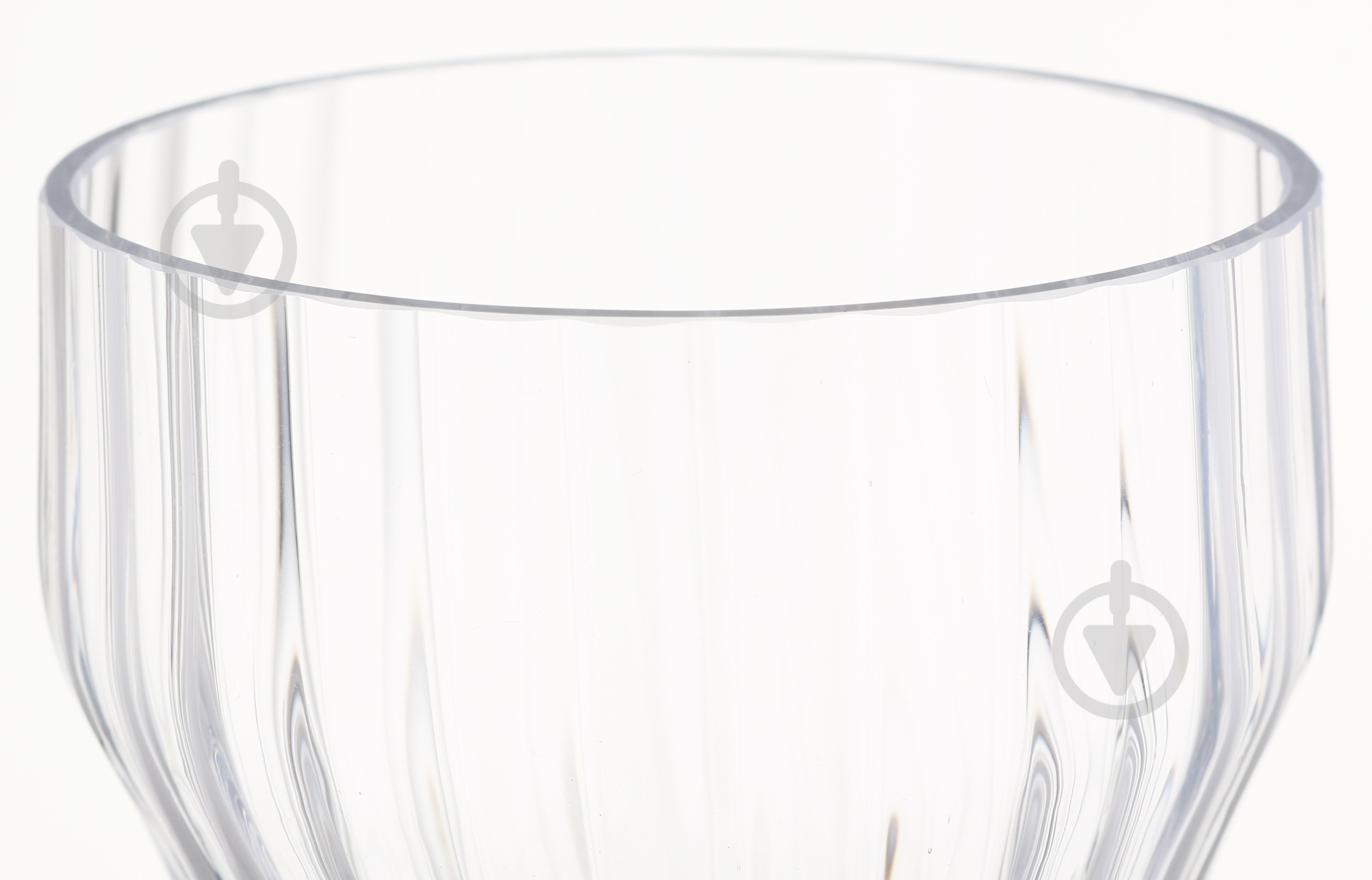 Ваза скляна Wrzesniak Glassworks Stripe 17-11272B 21 см прозора 17-11272B - фото 2