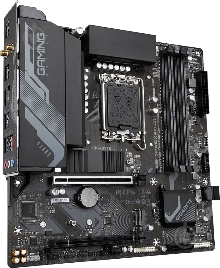 Материнская плата Gigabyte B760M_GAMING_X_AX (Socket 1700, Intel B760, micro ATX) - фото 1 Материнская плата Gigabyte B760M_GAMING_X_AX (Socket 1700, Intel B760, micro ATX) - фото 1