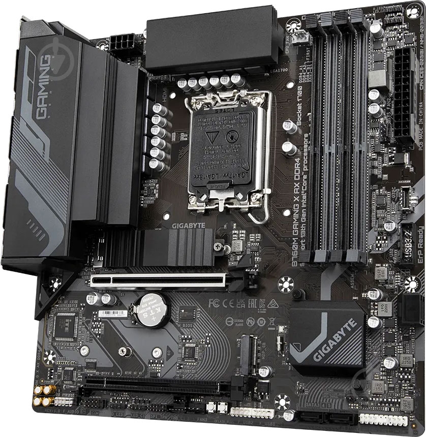 Материнская плата Gigabyte B760M_GAMING_X_AX (Socket 1700, Intel B760, micro ATX) - фото 3 Материнская плата Gigabyte B760M_GAMING_X_AX (Socket 1700, Intel B760, micro ATX) - фото 3