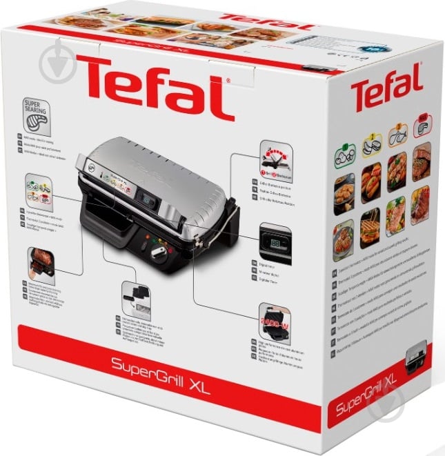 Гриль-барбекю Tefal SUPERGRILL XL TIMER GC461B34 - фото 4