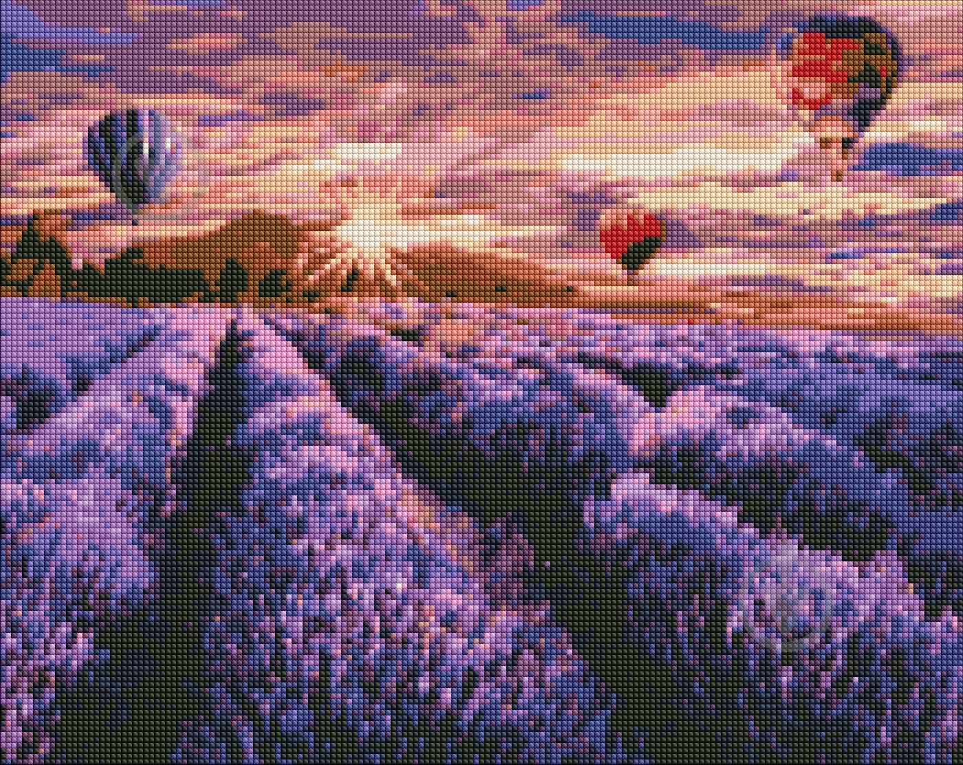 Алмазная мозаика Цветущая лаванда Идейка - фото 1