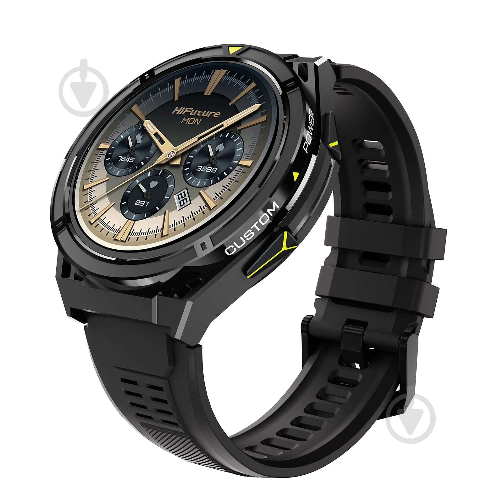 Смарт-годинник HiFuture Active black/yellow (active.black-yellow) - фото 1 Смарт-годинник HiFuture Active black/yellow (active.black-yellow) - фото 1