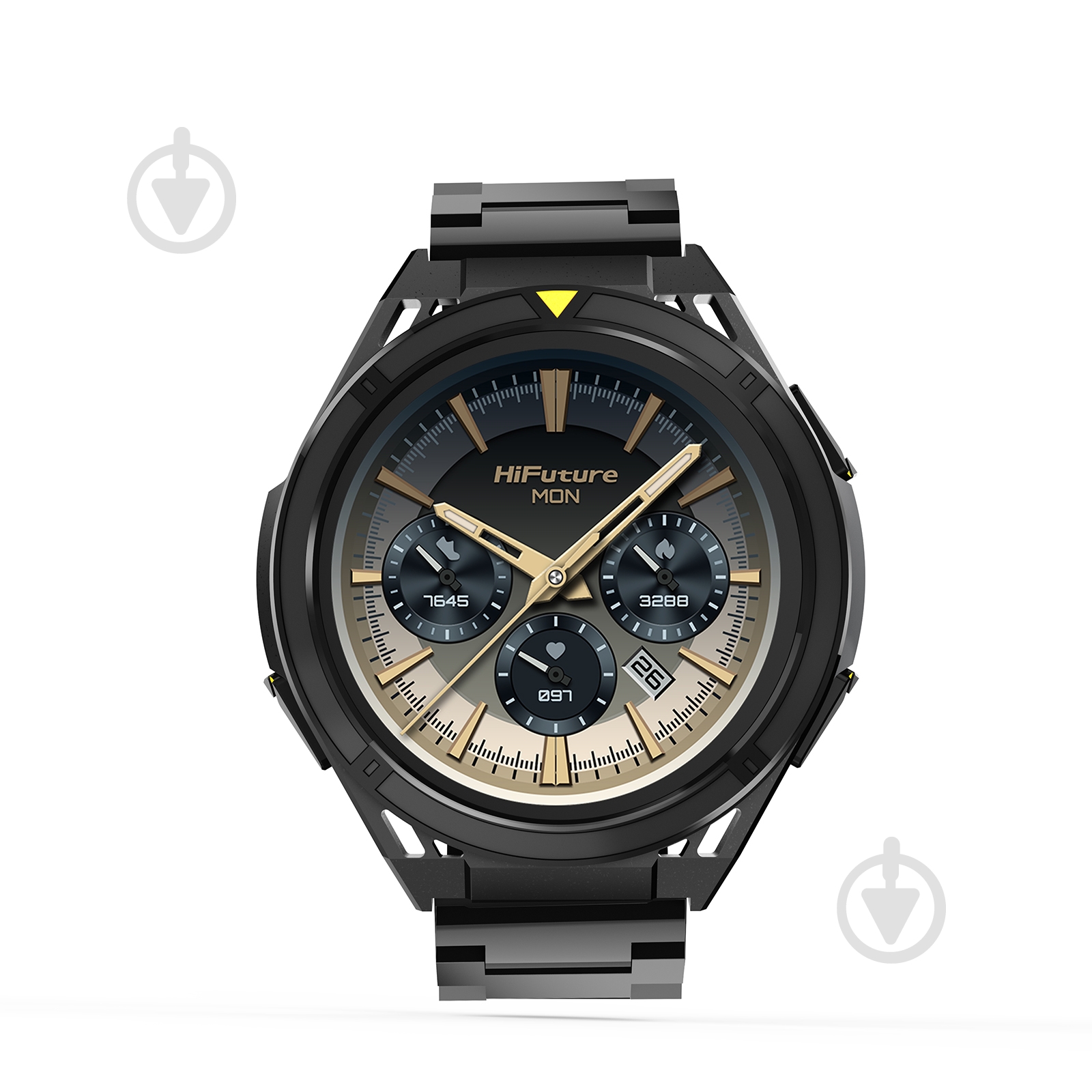 Смарт-годинник HiFuture Active black/yellow (active.black-yellow) - фото 3 Смарт-годинник HiFuture Active black/yellow (active.black-yellow) - фото 3