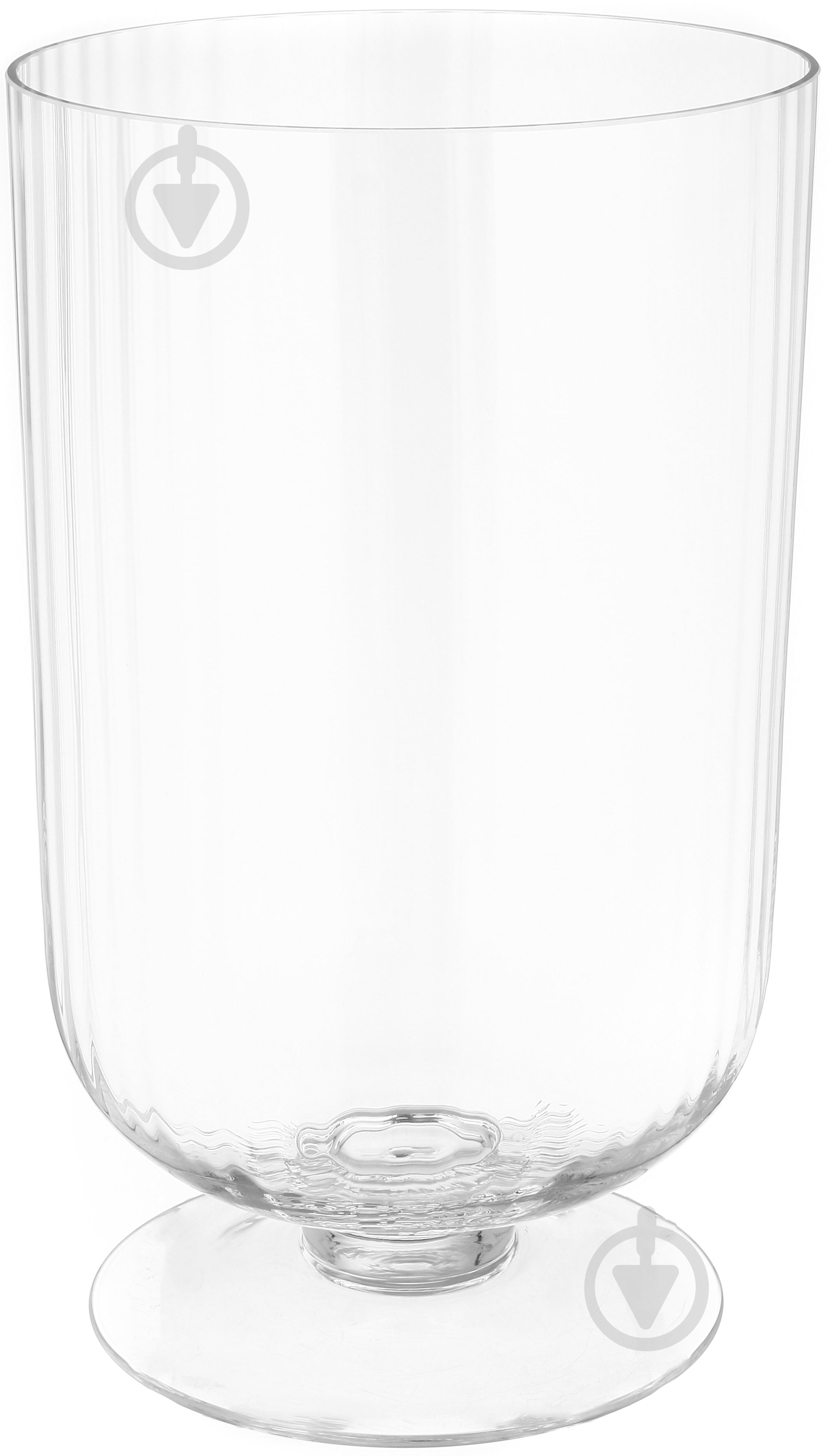 Ваза скляна Wrzesniak Glassworks Stripe 15-4222B 38 см прозора 15-4222B - фото 1
