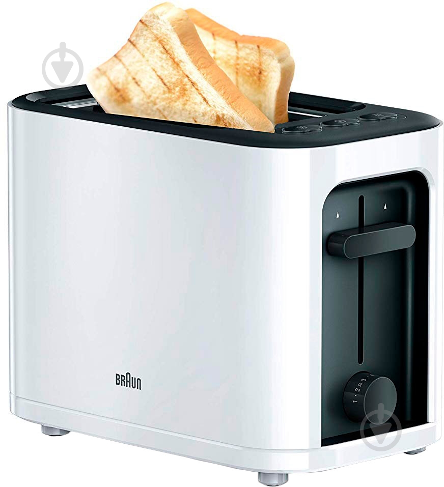 Тостер Braun HT 3000 WH - фото 2