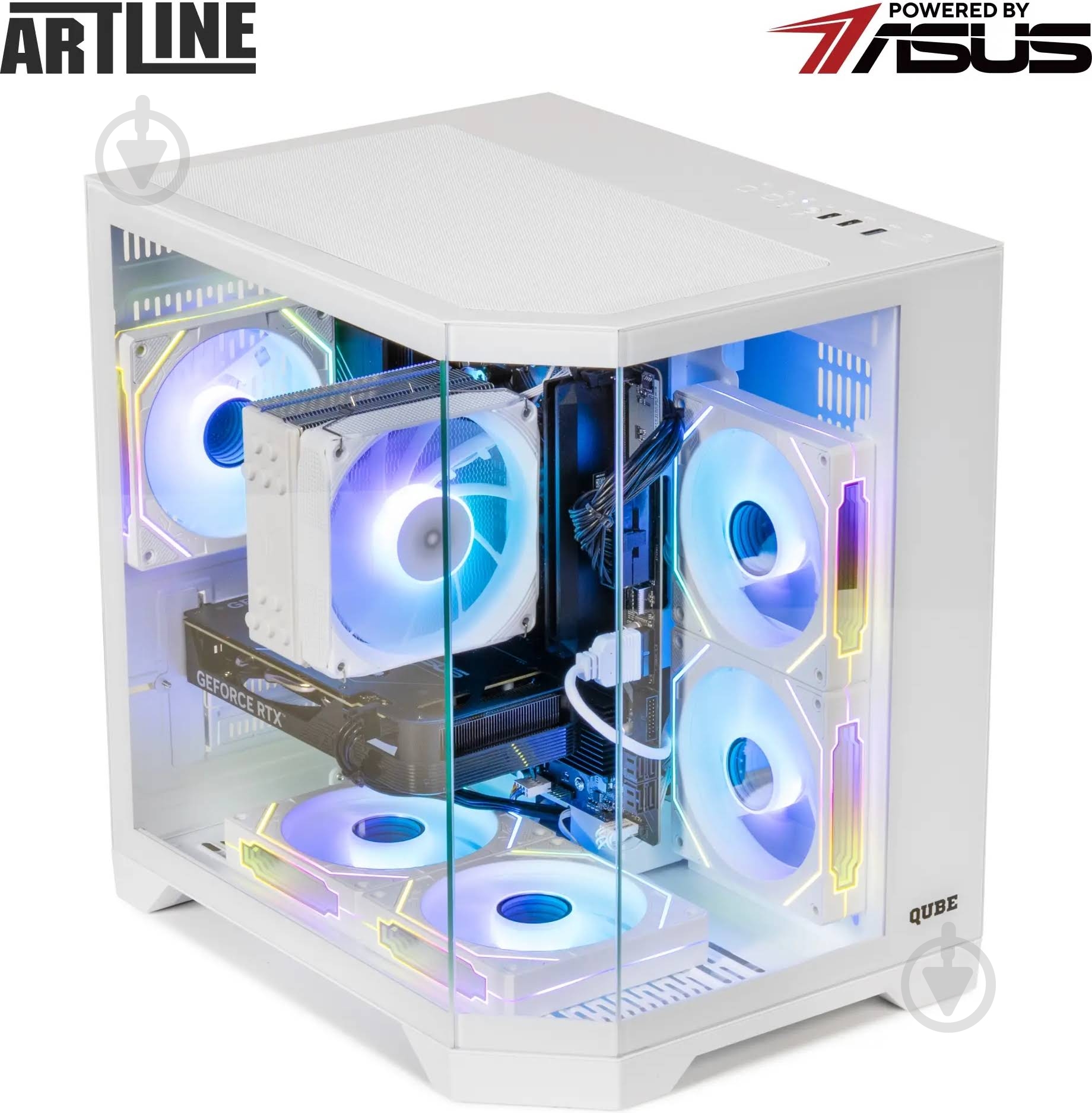 Компьютер Artline Gaming X87WHITE Windows 11 Home (X87Whitev51Win) white - фото 4 Компьютер Artline Gaming X87WHITE Windows 11 Home (X87Whitev51Win) white - фото 4